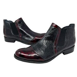 Un Tour En Ville 2-tone patent Chelsea Boot EU38